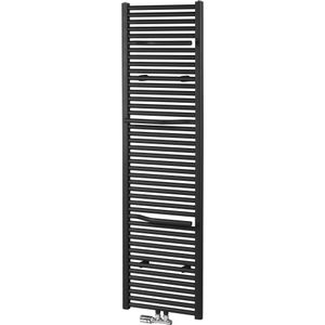 Ben Lineos handdoekradiator met handdoekhouder 1099W 60x177,5cm mat grafiet zwart