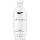 KLAPP - CLEAN & ACTIVE - Gezichtstoner - 250 ml - Alcoholvrij