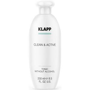 KLAPP - CLEAN & ACTIVE - Gezichtstoner - 250 ml - Alcoholvrij