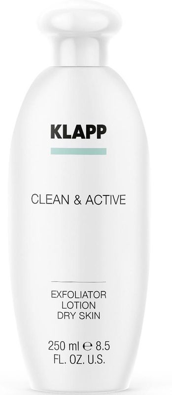 Klapp Clean & Active Exfoliator Lotion Dry Skin 250 ml