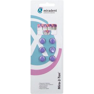 Miradent 6 Plakverklikkers - Poetscontrole tabletten