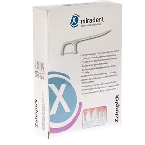 Miradent Tandenstoker met floss draad 100 stuks