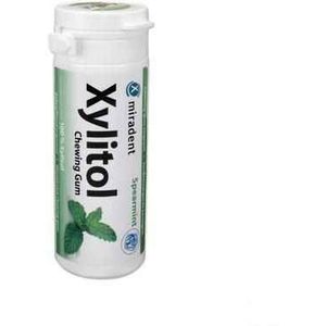 Miradent Kauwgom Xylitol Groene Munt Zs 30  -  Eureka Pharma
