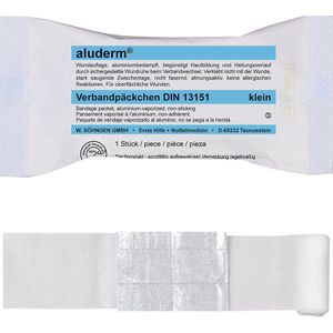 Aluderm Verbandpäckchen klein 1 St Verband