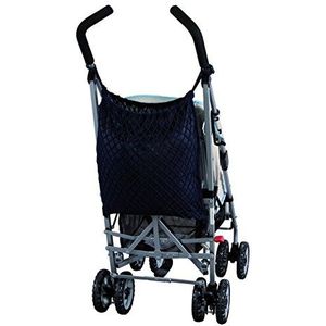 sunnybaby 19177 - boodschappennet, universeel net voor kinderwagens en buggy's | met praktische bescherming tegen inkijk/binnenvoering | flexibele universele sluiting - kleur: MARINE | Kwaliteit: