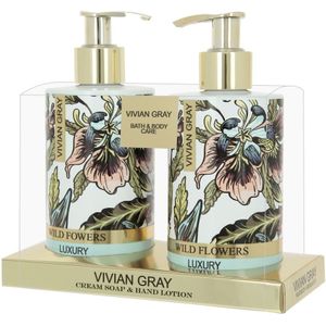 Vivian Gray - Wild Flowers Gift Set - Cosmetica Set - Handzeep en Lotion - 250 ml