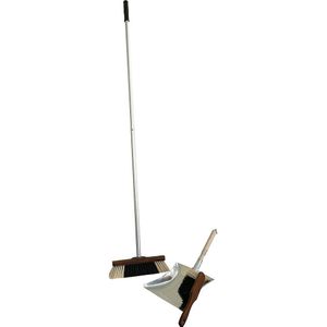 Kamerbezem complete set, bezembreedte 280 mm, met veegblik en handveger
