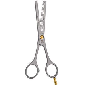 Cerena Sahara Modelleerschaar, 17 cm, 42 tanden, kappersschaar van roestvrij staal en met eenzijdige tanding, Made in Solingen, Germany