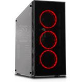 Cooltek - Behuizing - Midi Tower RGB - Zwart - Gehard Glas