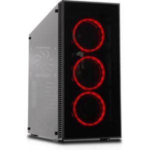 Cooltek CT VIER Midi Tower Zwart