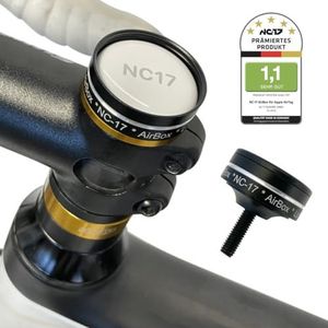 NC-17 Connect AirBox Helmhouder A, fietshouder met diefstalbeveiliging voor Apple AirTag, alleen voor fietsen met A-helm, met lasergravure