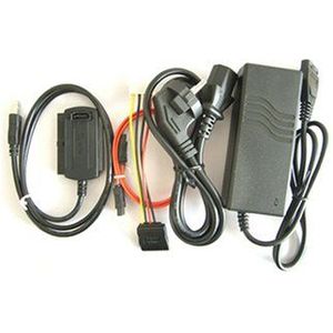 KALEA-INFORMATIQUE USB-converter voor IDE of Sata 2.5 3.5 5.25 harde schijf met voeding meegeleverd