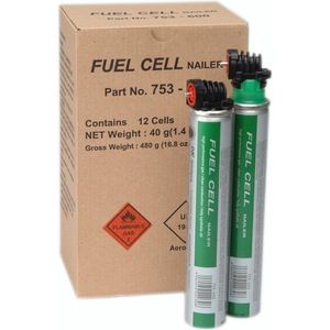Hikoki - Gaspatroon - 80Ml - Voor Spijkerapparaat - 2 Stuks