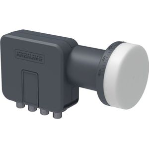 Kreiling Universeel Vierling (Quad LNB, 40 mm), LNB, Zwart