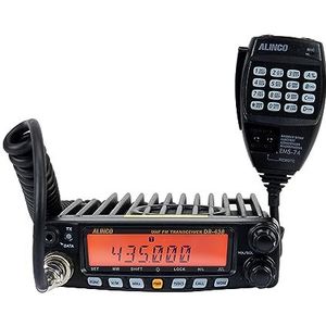 Alinco - UHF-radio DR-438-HE - Walkietalkie - Zwart - 400-470 MHz - 200 Kanalen