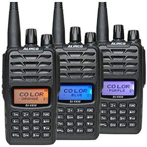 Alinco - DJ-VX-50E - Walkietalkie - Zwart - VHF/UHF - 200 Kanalen