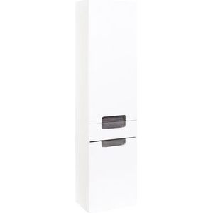 welltime Hoge kast Siena Breedte 40 cm, met hoogglanzende fronten in wit