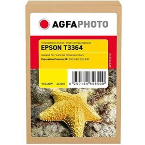 AGFAPHOTO, Inkt, APET336YD geschikt voor Epson Xp530 Inkt geel Compatibel met C13T33644012 33XL 650 (Y)