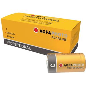 AgfaPhoto Professional LR14 C-Batterie R14 Alkali-Mangan 1,5 V 10 stk