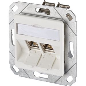 Metz Connect - 1309121102-E - Netwerkdoos Inbouw - Zuiver Wit - Modulaire Aansluitdoos