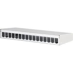 Metz Connect - 130861-1602-E - Netwerkpatchpaneel - Wit - Stalen Behuizing