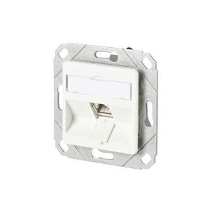 Metz Connect - Netwerkdoos Inbouw - Zuiver Wit - Cat.6A - 1 Poort