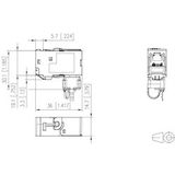 Metz Connect RJ45 Inbouwmodule CAT 6A