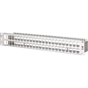 Metz Connect 130924-00-E 1.5U 48-poorts netwerkaccessoires, Server accessoires, Zilver