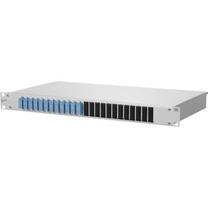 Metz Connect glasvezel patchpaneel 24-poorts SC-D 150259E212-E 1 HE, Server accessoires, Grijs