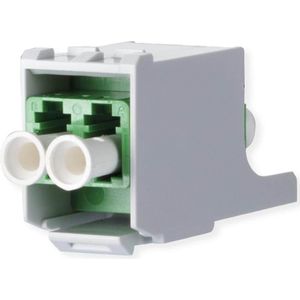 Metz CONNECT 15091076-I - Plat - Groen - Wit - LC - Vrouwelijk (Netwerkkoppeling), Netwerk accessoires