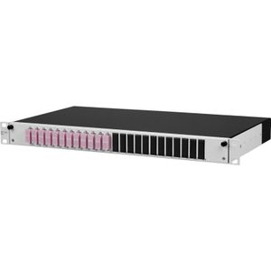 Metz Connect 150267BB12-E OpDAT schuifpatchpaneel 12xSC-D keramische erikavio pigtails OM4, Server accessoires, Grijs