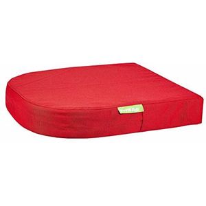Outbag 31MOPLU-RED stoelkussen, polyester, rood, 45 x 45 cm