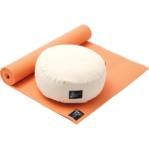 Yoga-Set Starter Edition - Meditatie (Yoga mat + meditatiekussen) mango Fitnessmat YOGISTAR