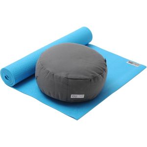 Yoga-Set Starter Edition - Meditatie (Yoga mat + meditatiekussen) turquoise Fitnessmat YOGISTAR