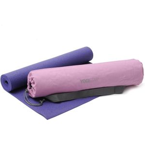Yoga-Set Starter Edition (Yoga mat + yoga zak) black-rose Fitnessmat YOGISTAR