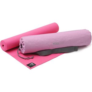 Yoga-Set Starter Edition (Yoga mat + yoga zak) pink Fitnessmat YOGISTAR