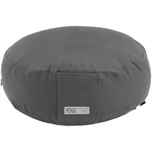 Meditatiekussen - rond graphite Meditatiekussen YOGISTAR