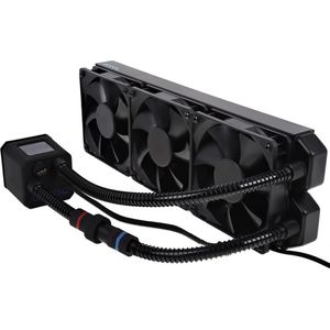 Alphacool - IJsbeer 360 - CPU Waterkoeler - Zwart - Koper - 3 x 120 mm Ventilatoren