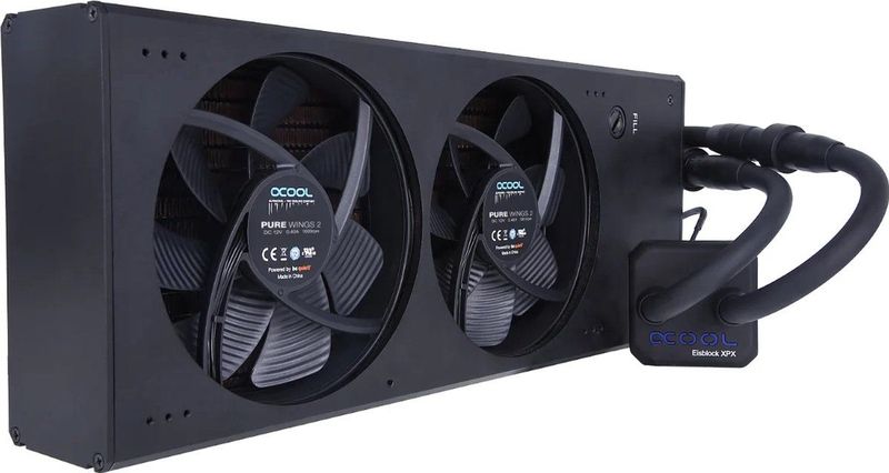 Alphacools Polar Extreme Liquid CPU Cooler 280, water cooling (Juodas)