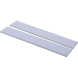 Alphacool IJsfolie - 120x20x1,5mm - 2 stuks (Sarcon XR-m) (1.50 mm, 17 W/m K), Warmtegeleidingskussen, Grijs