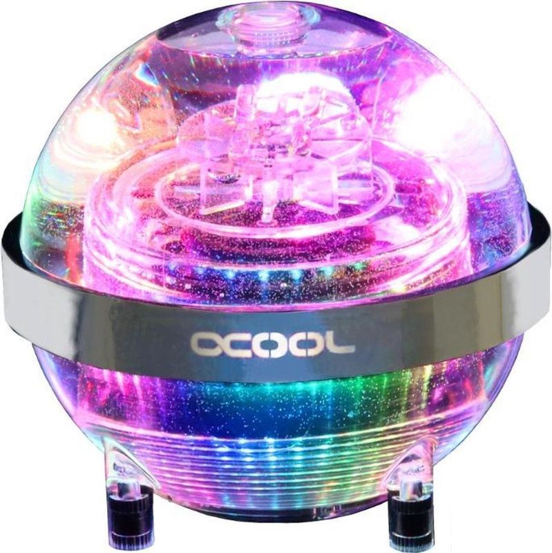 Alphacool - Eisball - Reservoir voor Waterkoeling - RGB-Verlichting - Uniek Ontwerp