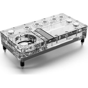 ALPHACOOL Core Distro Plate 240 mm Links VPP/D5 - Acryl