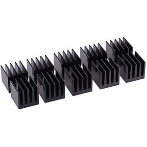 Alphacool - GPU-koellichamen - Zwart - 15x15mm - 10 Stuks - GPU Waterkoeler Accessoires