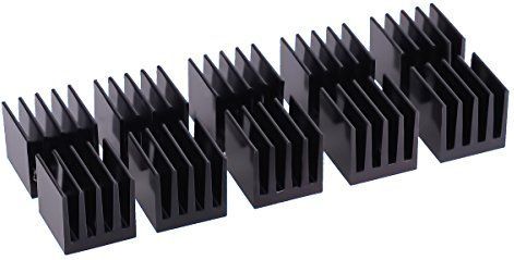 Alphacool - GPU-koellichamen - Zwart - 15x15mm - 10 Stuks - GPU Waterkoeler Accessoires