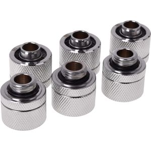Alphacool HF 16 10 Anschraubt&#252;lle G1 4 - Chrome Sixpack