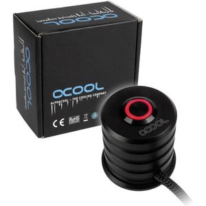 Alphacool 17434 PowerButton-kabel Zwart, Rood