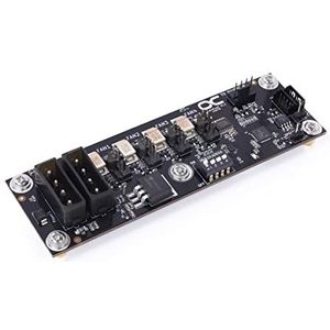 Alphacool ES Guardian 4Port Powerfan Hub (4 Ventilator), Ventilatorregeling, Zwart