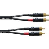 Cordial Cinchkabel 0,3 m Rean stekker CFU 0,3 CC - Audio kabel