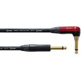 CORDIAL CABLES Gitaarkabel jack recht/gehoekt, stil, 3 m, kabels, installatie Peak Silent
