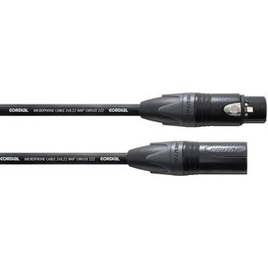 Cordial CPM 1,5 FM-FLEX verbindingskabel [1x XLR-aansluiting 1x XLR-stekker) 1,50 m zwart